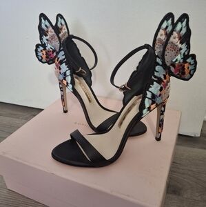 Sophia Webster Black Butterfly Heels